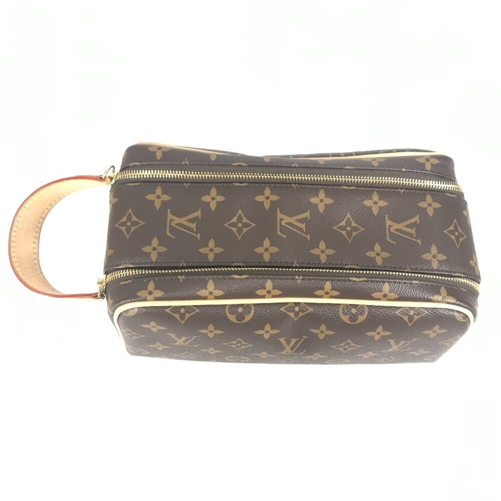 LOUIS VUITTON Brown Monogram Canvas Pouch - Picture 7 of 16